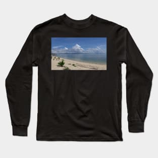 tropical beach view Long Sleeve T-Shirt